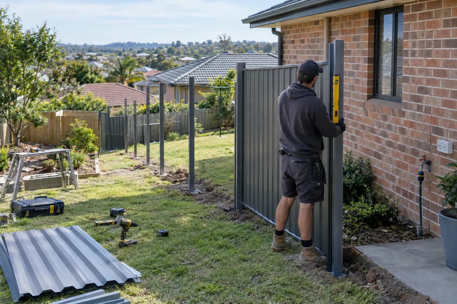 Colorbond fencing