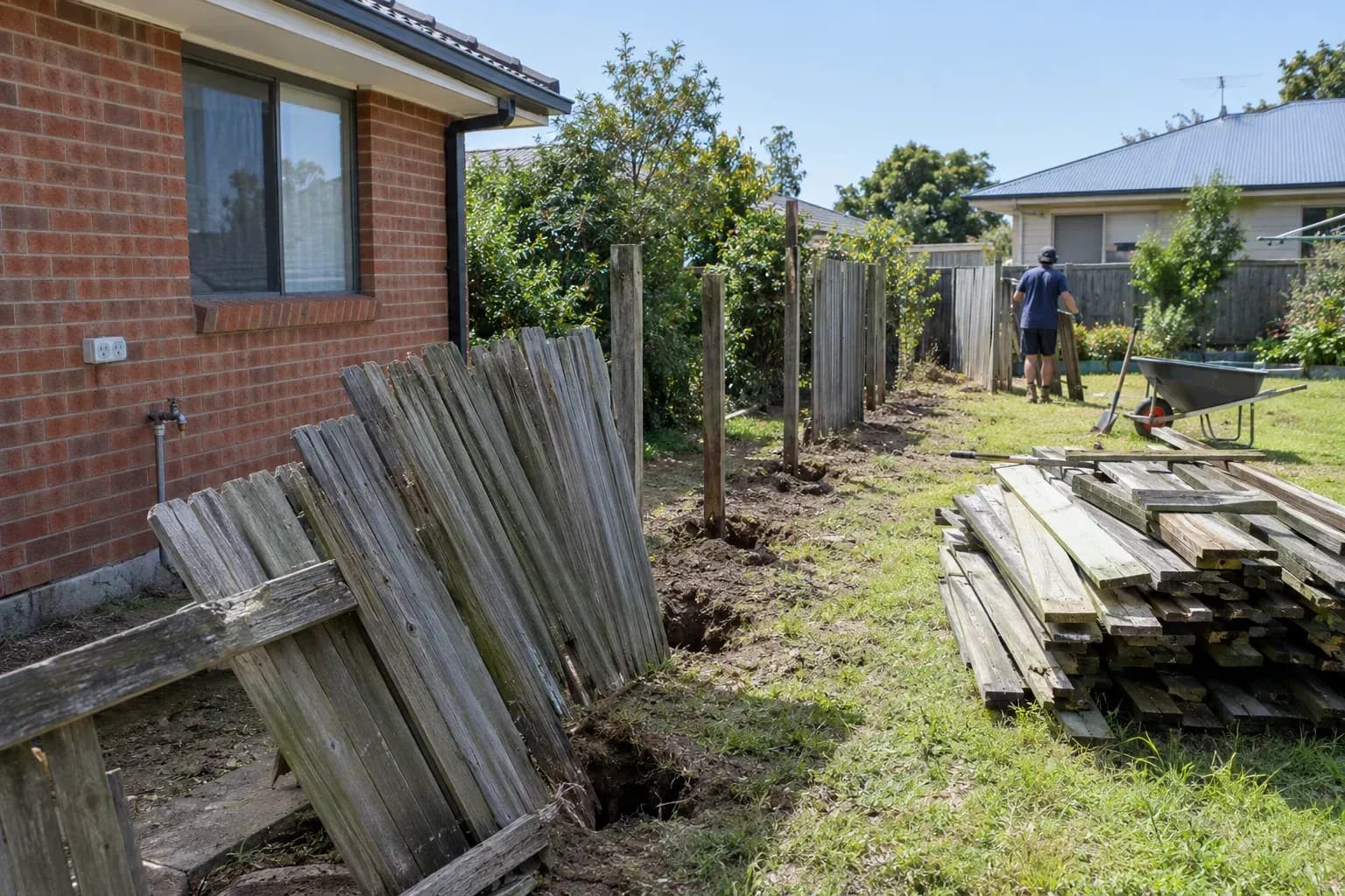 Old fence removal